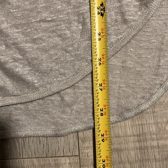 Banana Republic Silver Sheer V-Neck - Picture 7 of 9